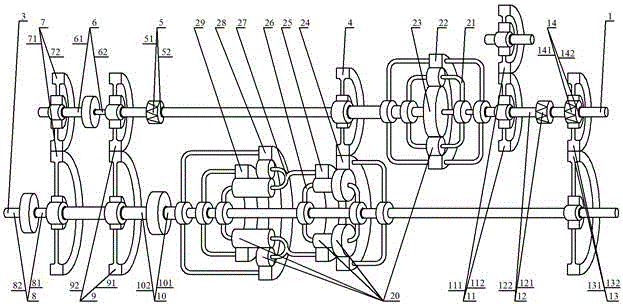 Compound hydraulic special-shaped coupler and starter