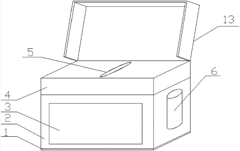 Drawing type paper packaging device
