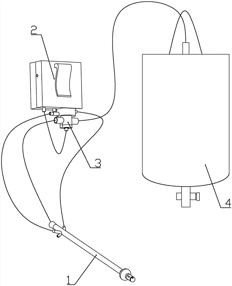 Urine guide suit for urology department