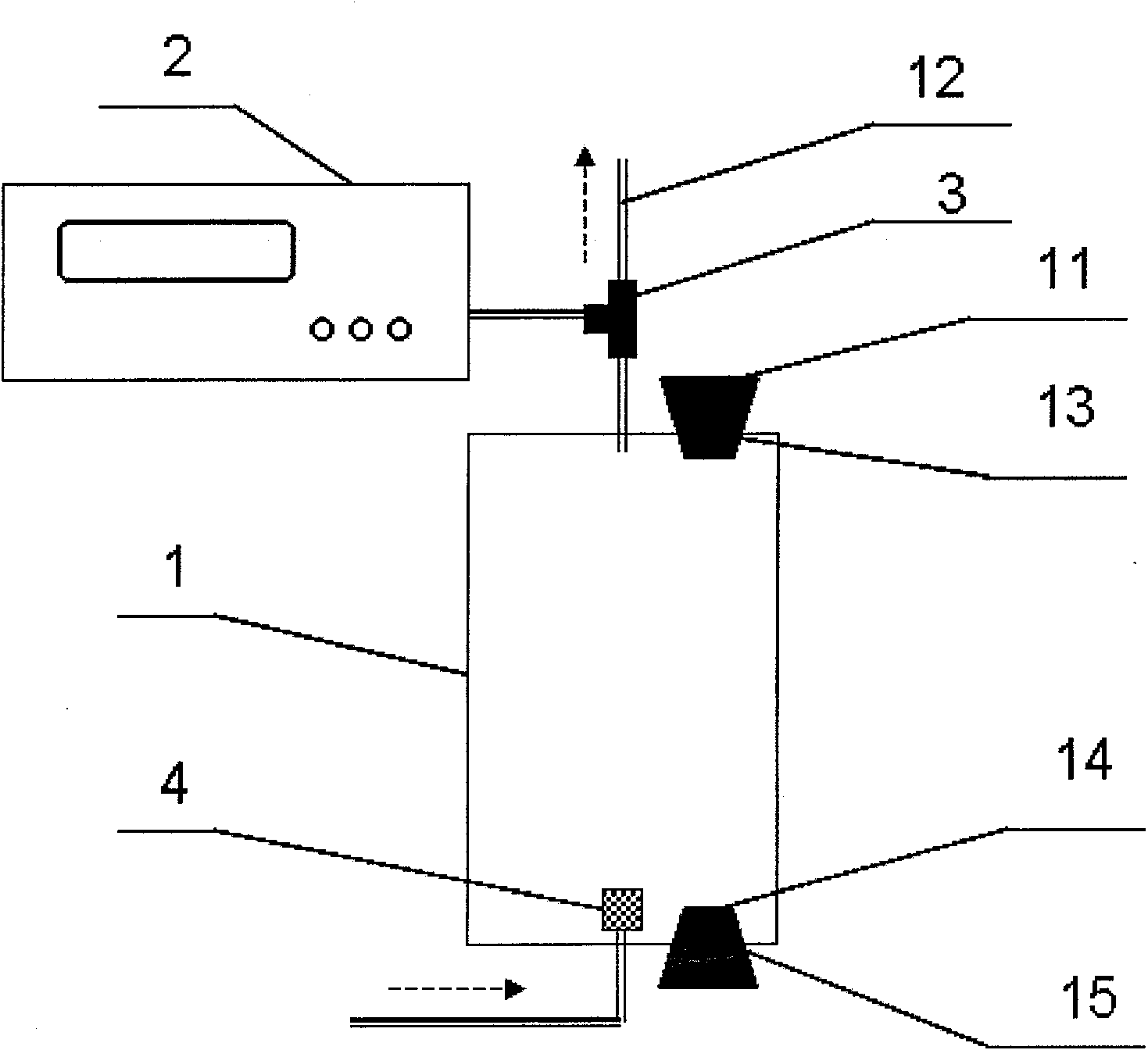 Method for directly measuring quantity of biodegraded organic matter of biological active carbon