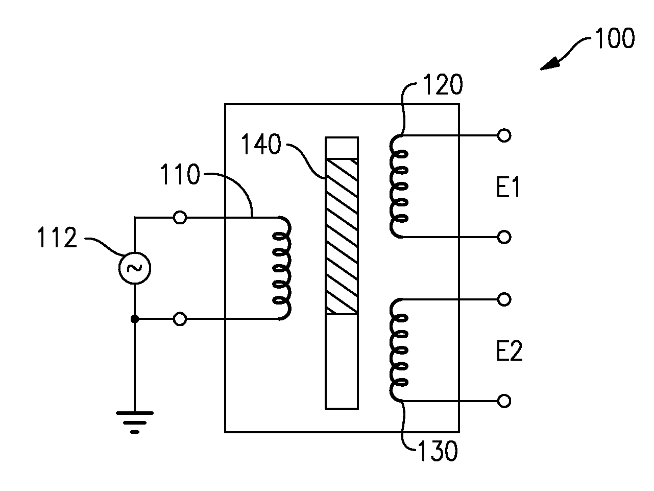 Transformer based sensor arrangement