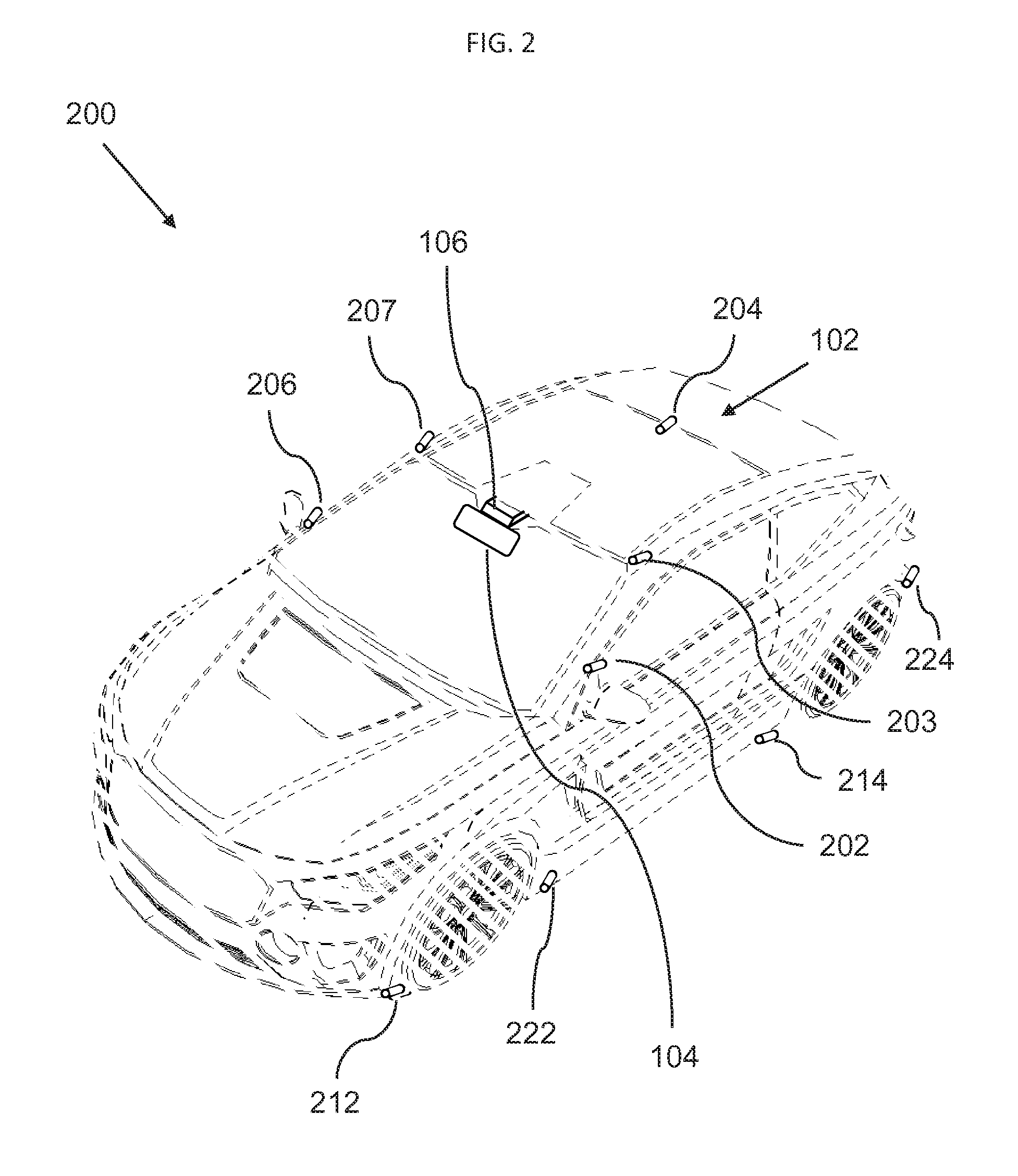 Panoramic view blind spot eliminator system and method