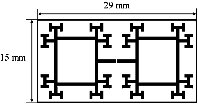 3D mirror tree fractal ring dipole ultra-wide band antenna and application thereof