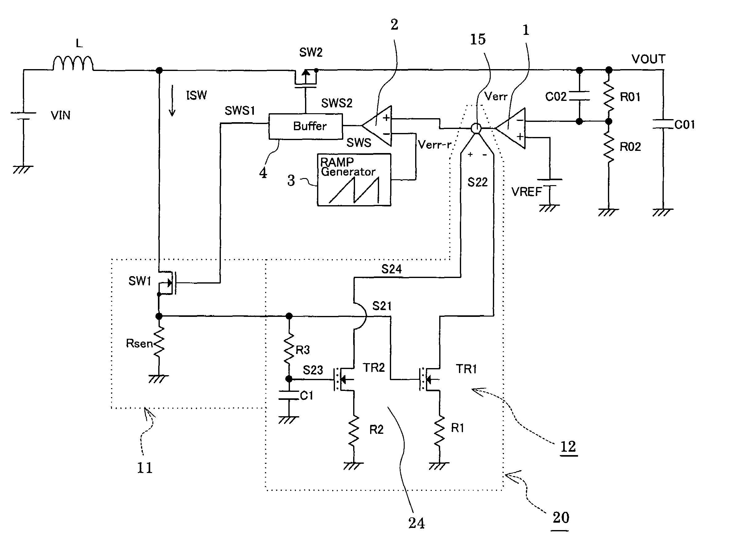 Switching power supply circuit