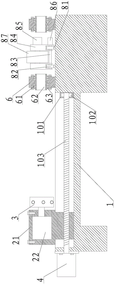 Automatic grinding equipment for diesel engine rocker shaft