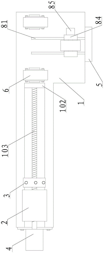 Automatic grinding equipment for diesel engine rocker shaft