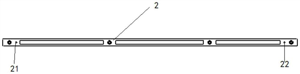 Threshold beam structure of fuel cell hydrogen energy automobile