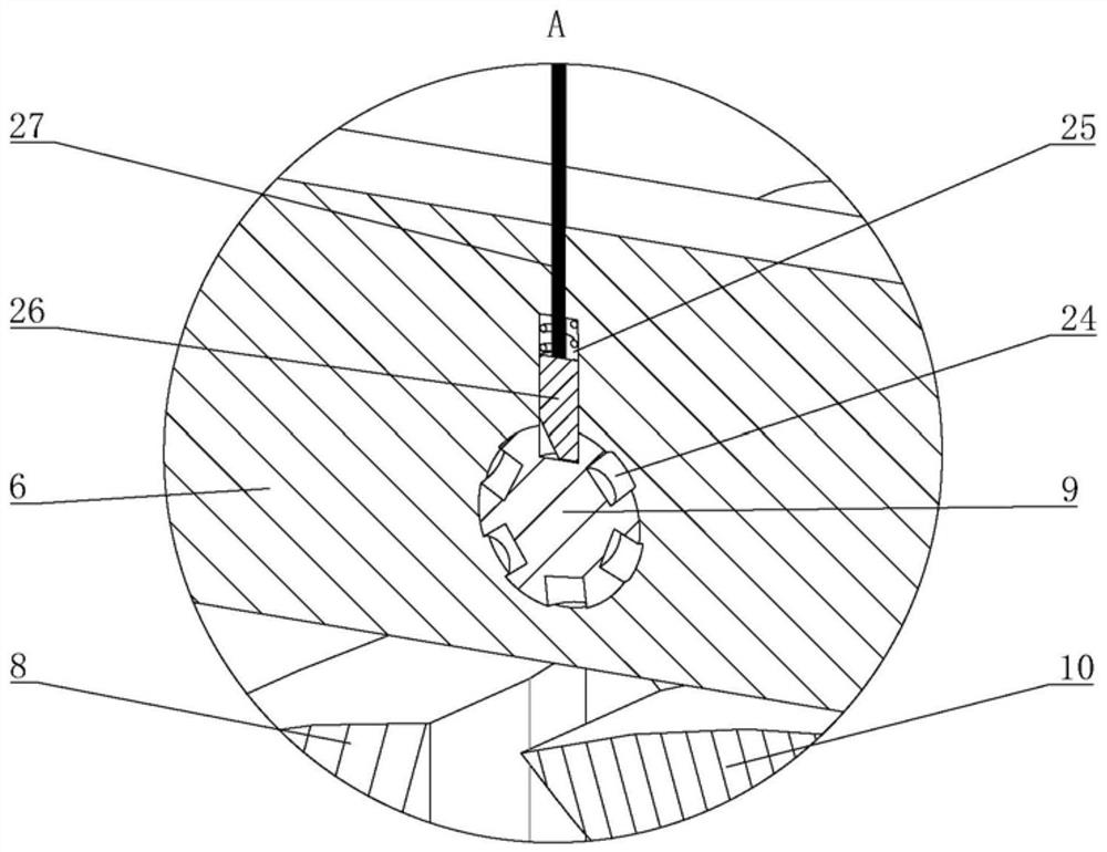 Medical experiment waste transferring device