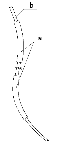 Fibre reinforced composite anti-eccentric coiled rod as well as preparation device and preparation method thereof