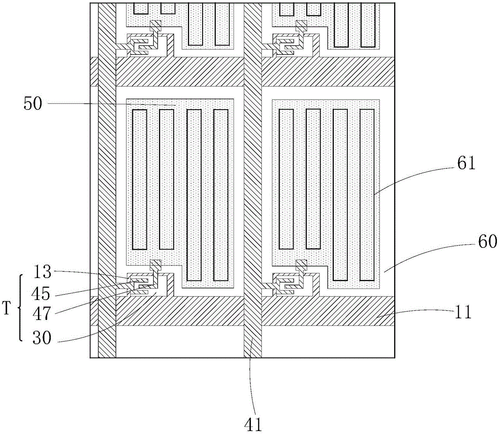 Built-in self-capacitance touch display panel and manufacturing method thereof