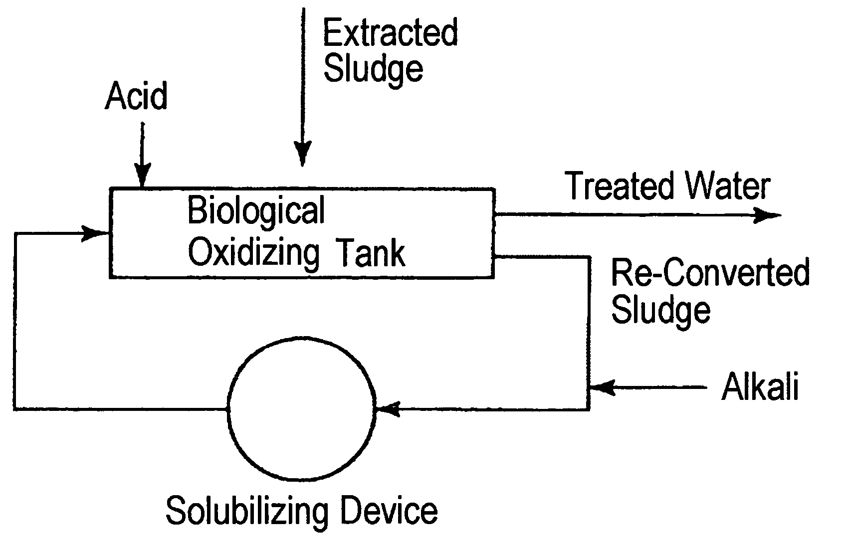 Method of reducing volume of sludge and apparatus therefor