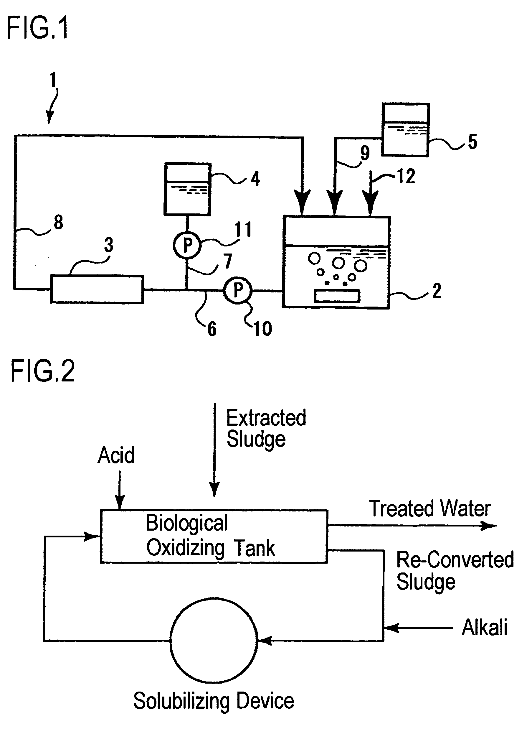 Method of reducing volume of sludge and apparatus therefor