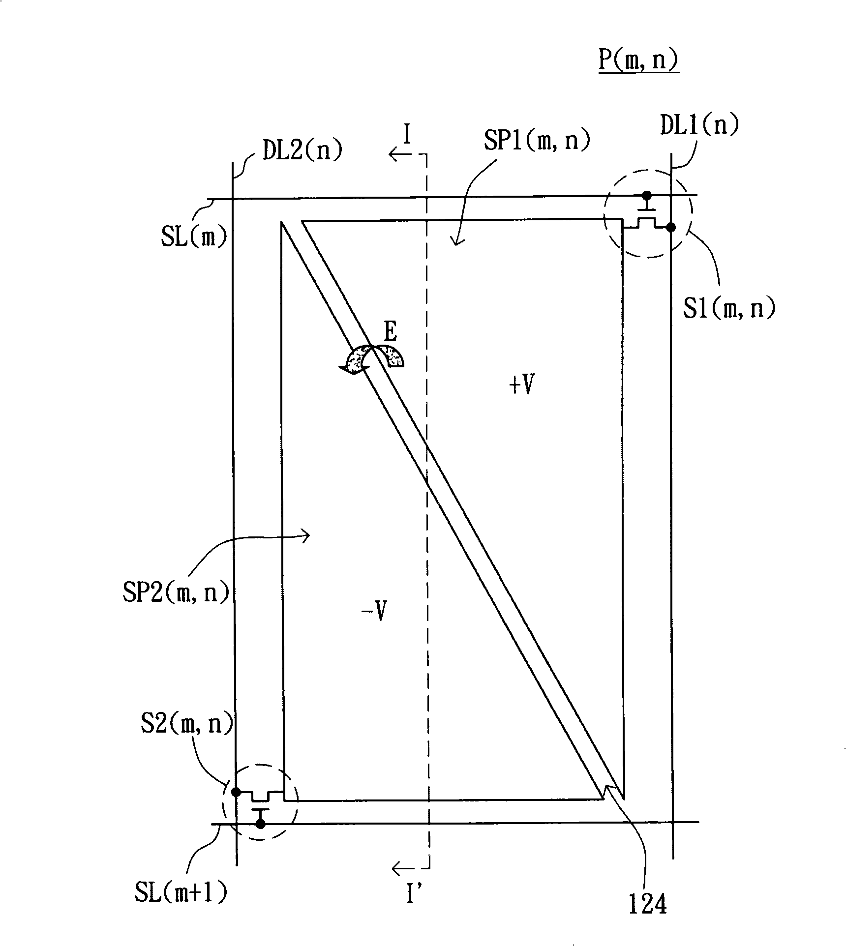 LCD device and image element array substrates