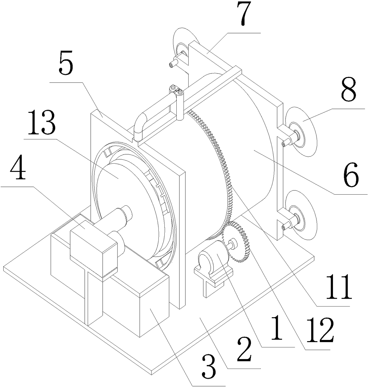 A method and device for automatic positioning and pointing of a concrete rebound tester