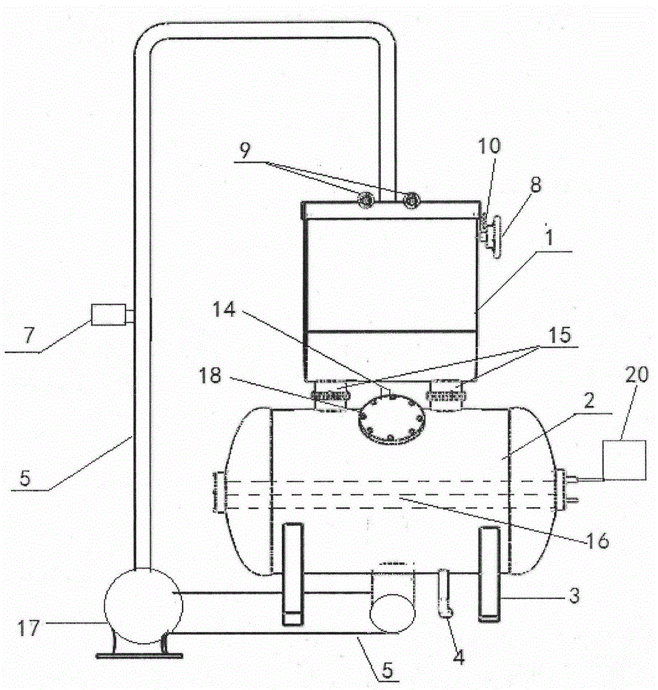 Ocean wave erosion aging test device with function of simulating ship traveling