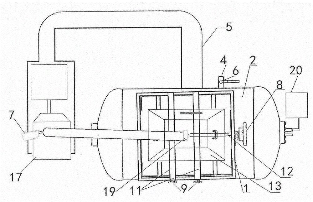 Ocean wave erosion aging test device with function of simulating ship traveling