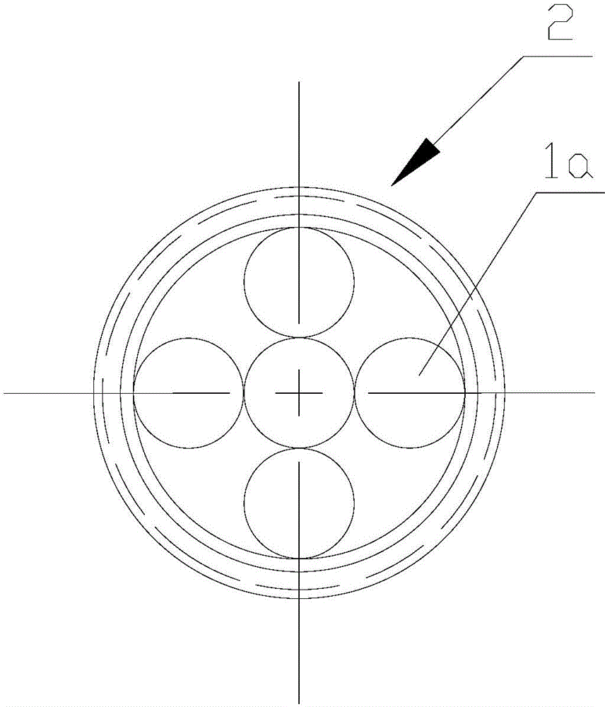 Constraint ring for finished steel strand harness