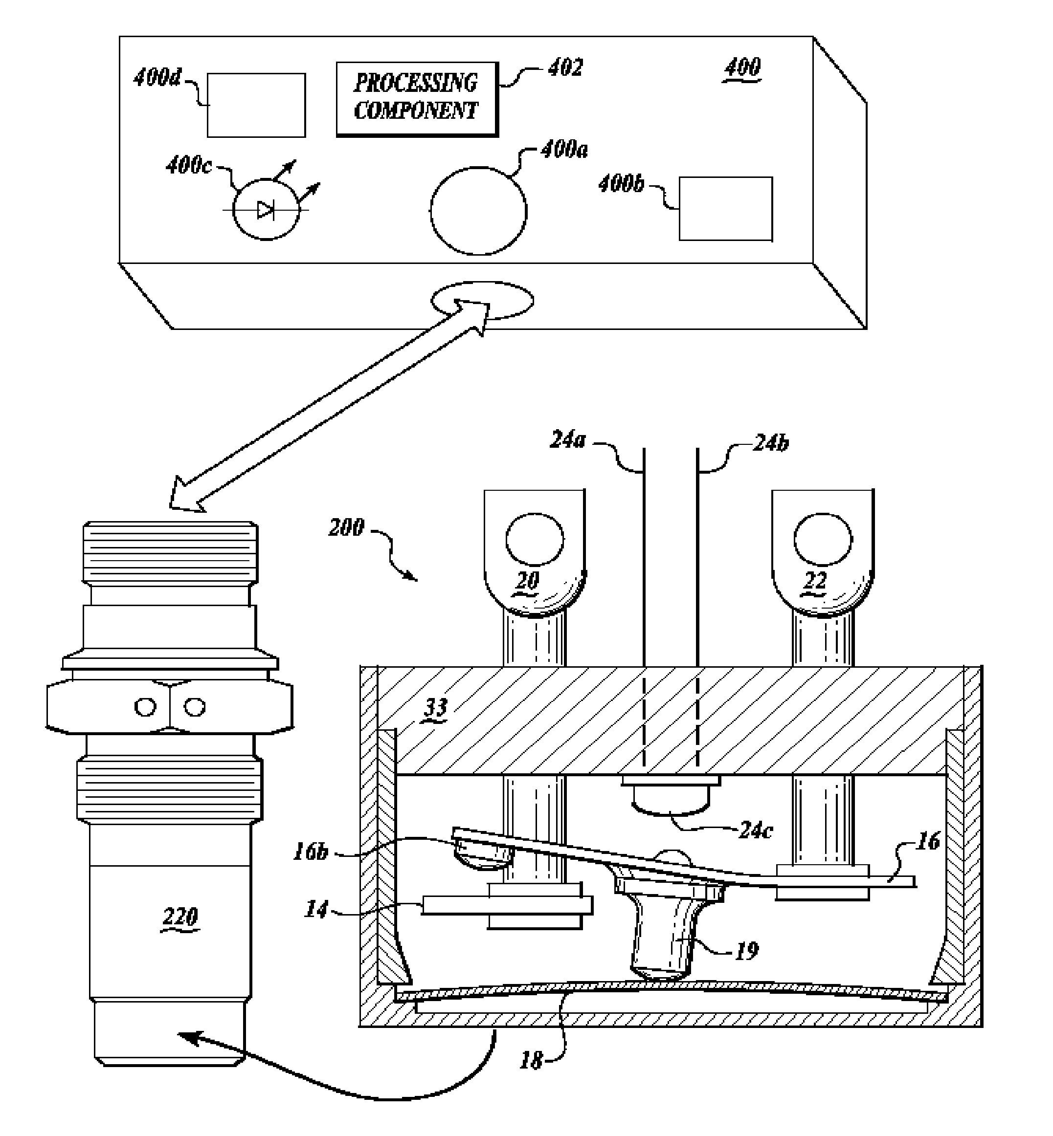 Thermal switch with self-test feature