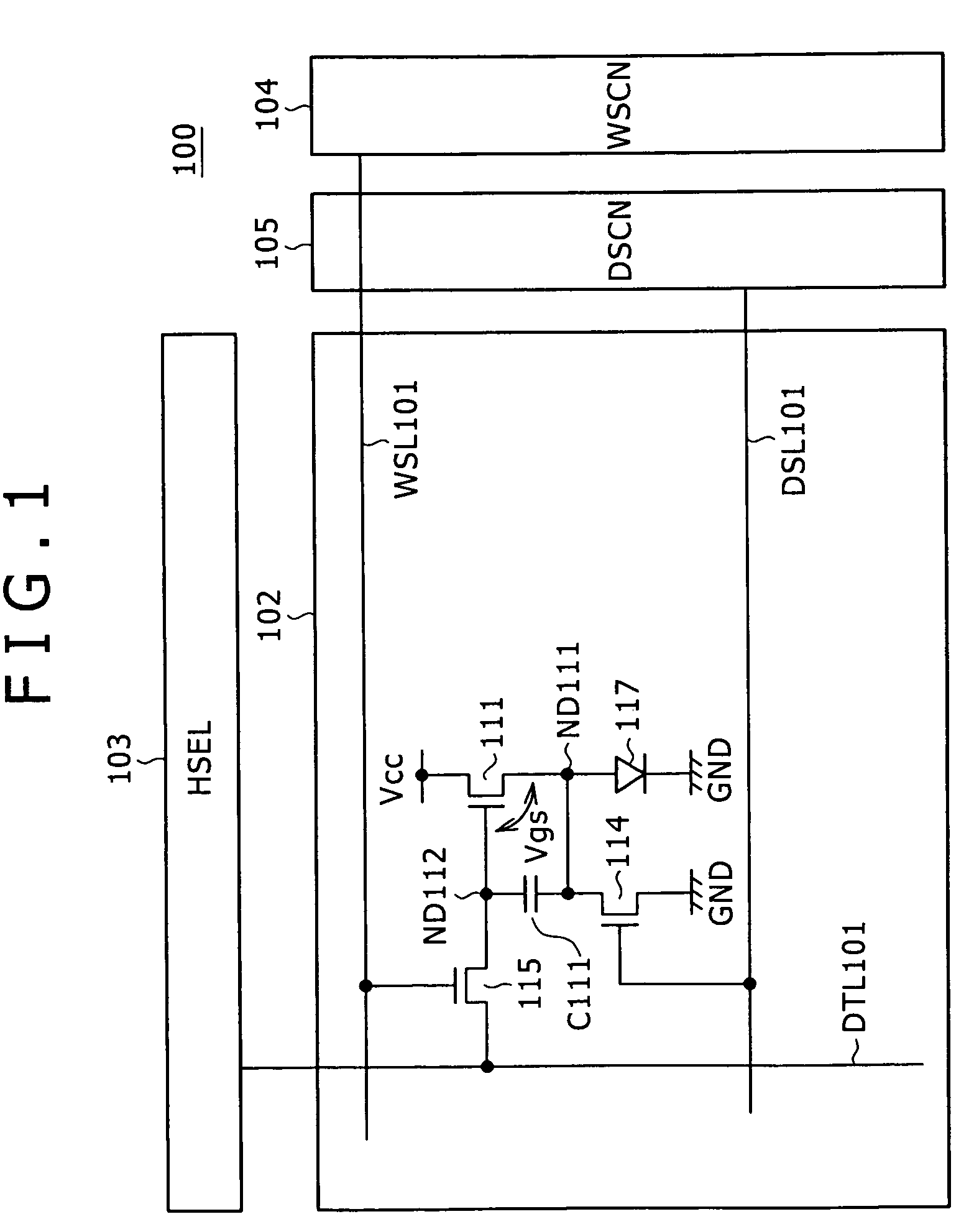 Pixel circuit, active matrix apparatus and display apparatus
