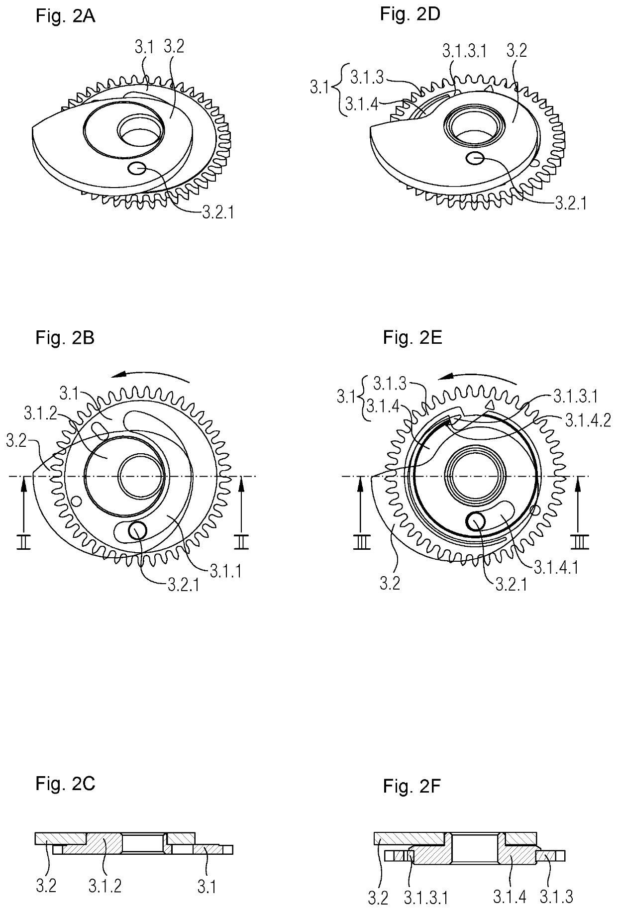 Instantaneous control device for a date display of a timepiece