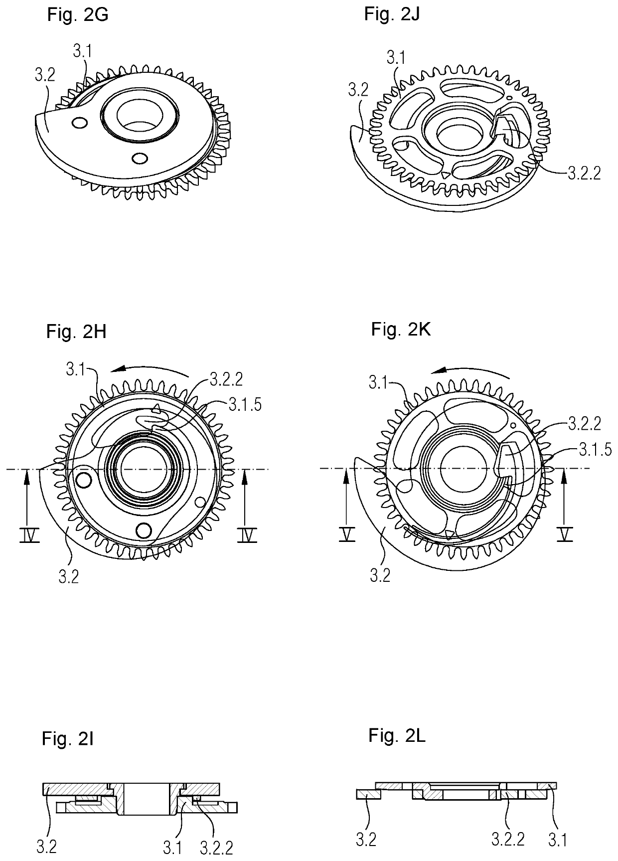 Instantaneous control device for a date display of a timepiece