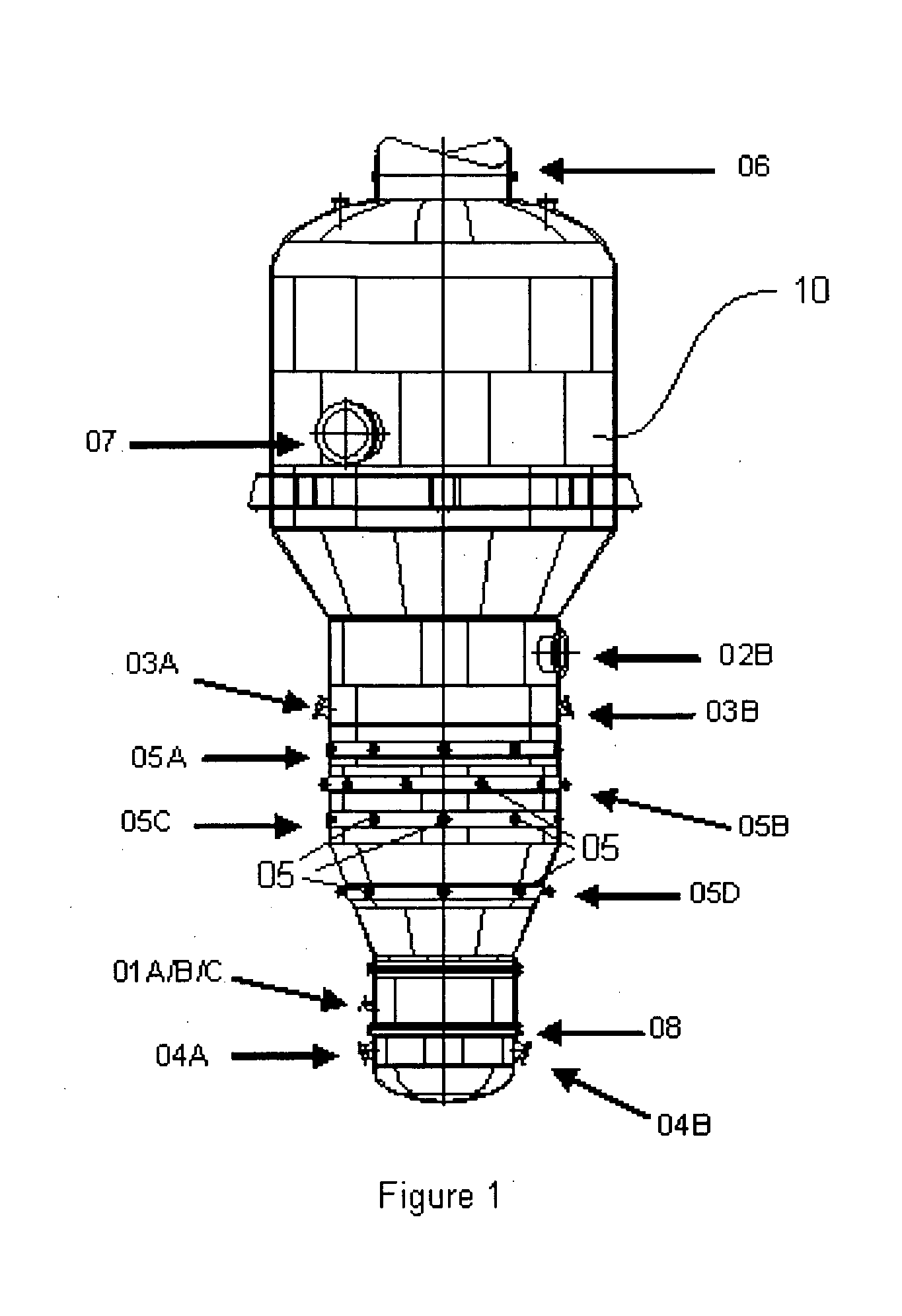 Thermal gasification reactor for producing heat energy from waste