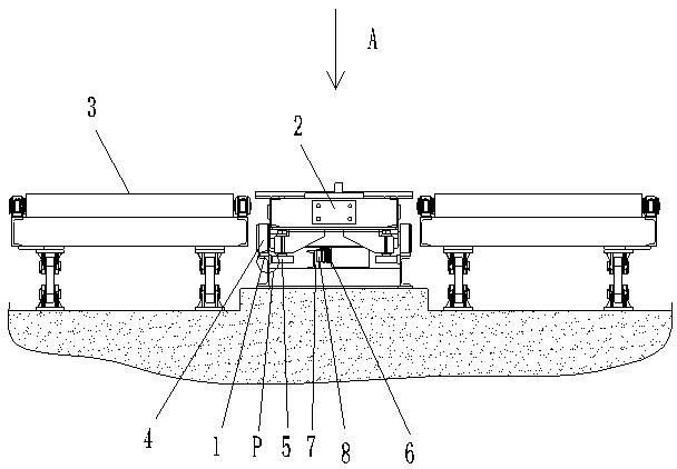 Feeding conveyer for machining of large workpiece