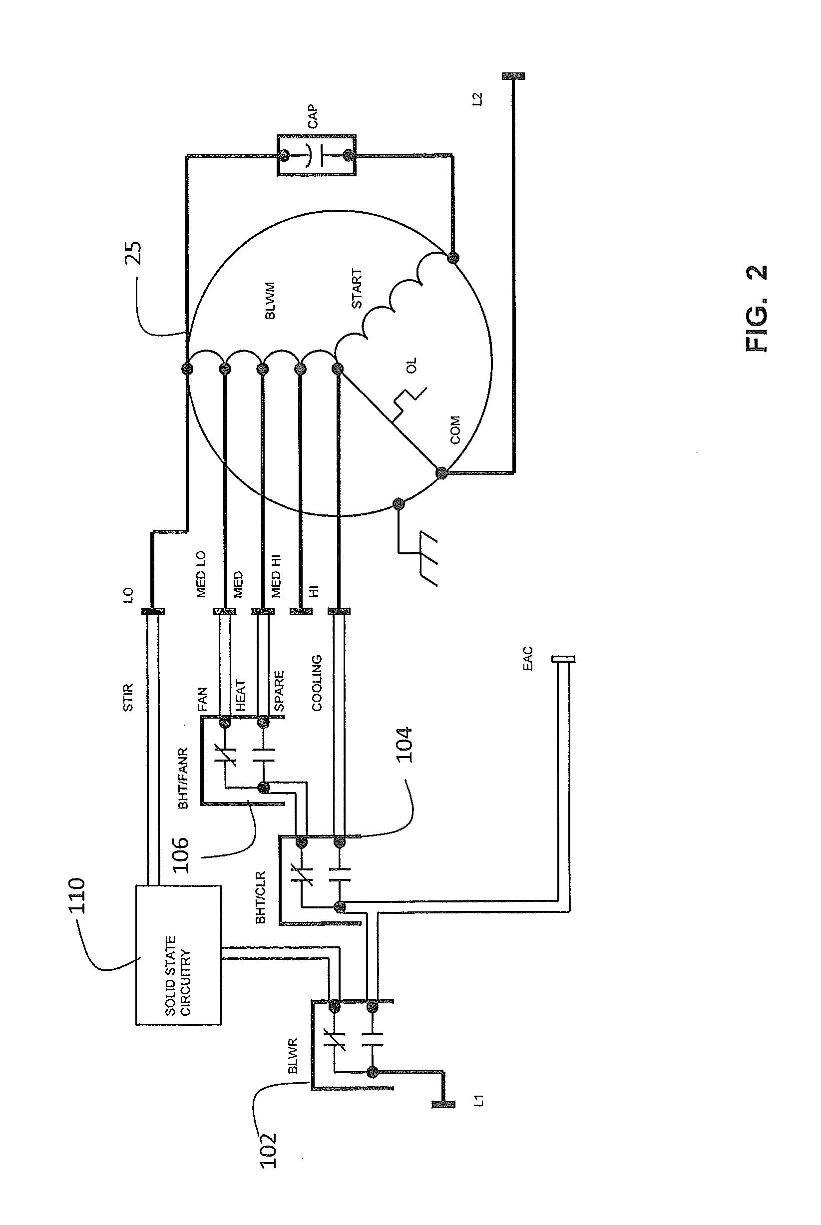 Energy Recovery Ventilator With Reduced Power Consumption