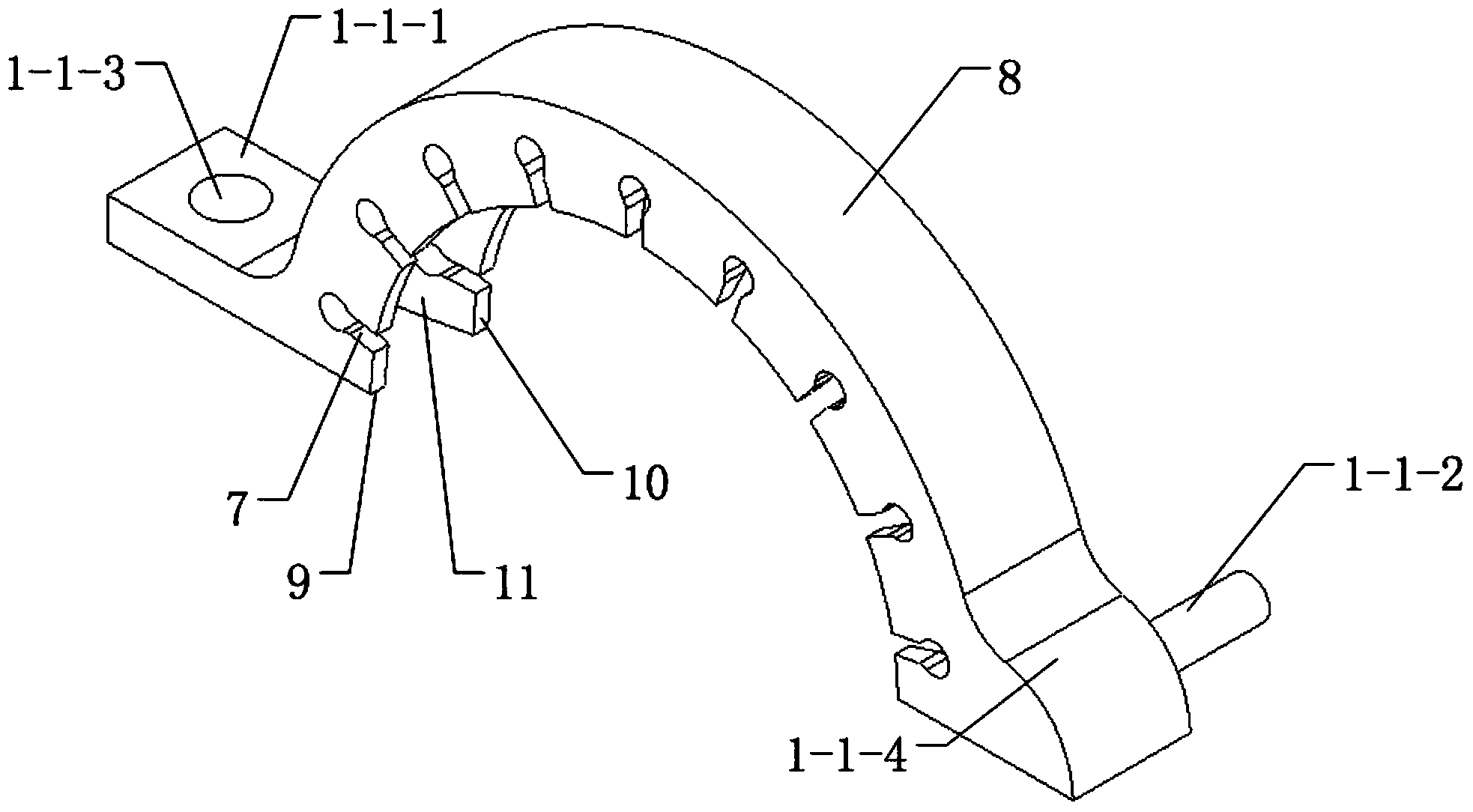 Sealing hoop and connecting structure that sealing hoop connects flange plate