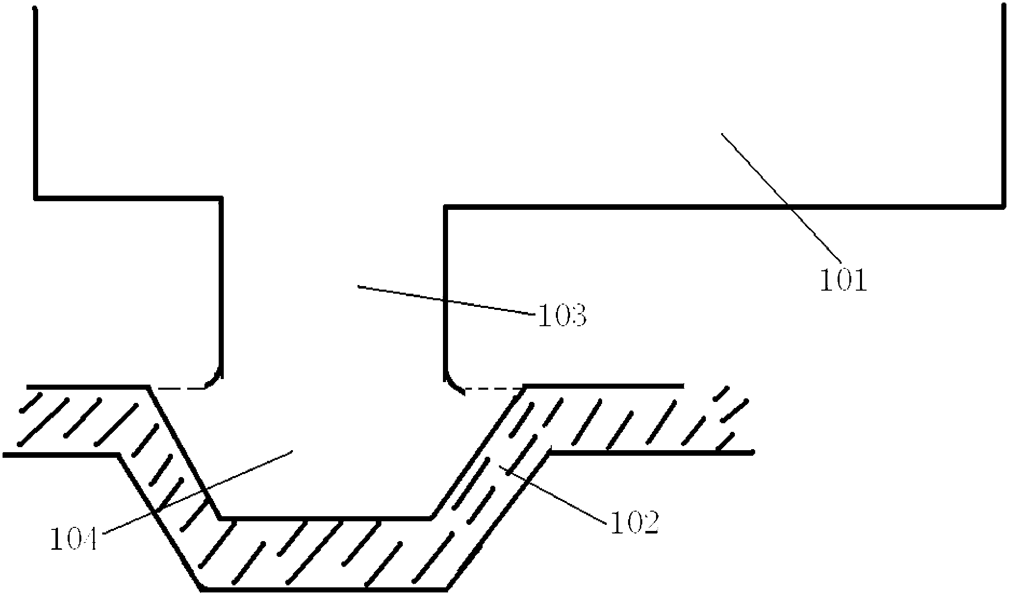 Battery cast-weld bottom-die mold