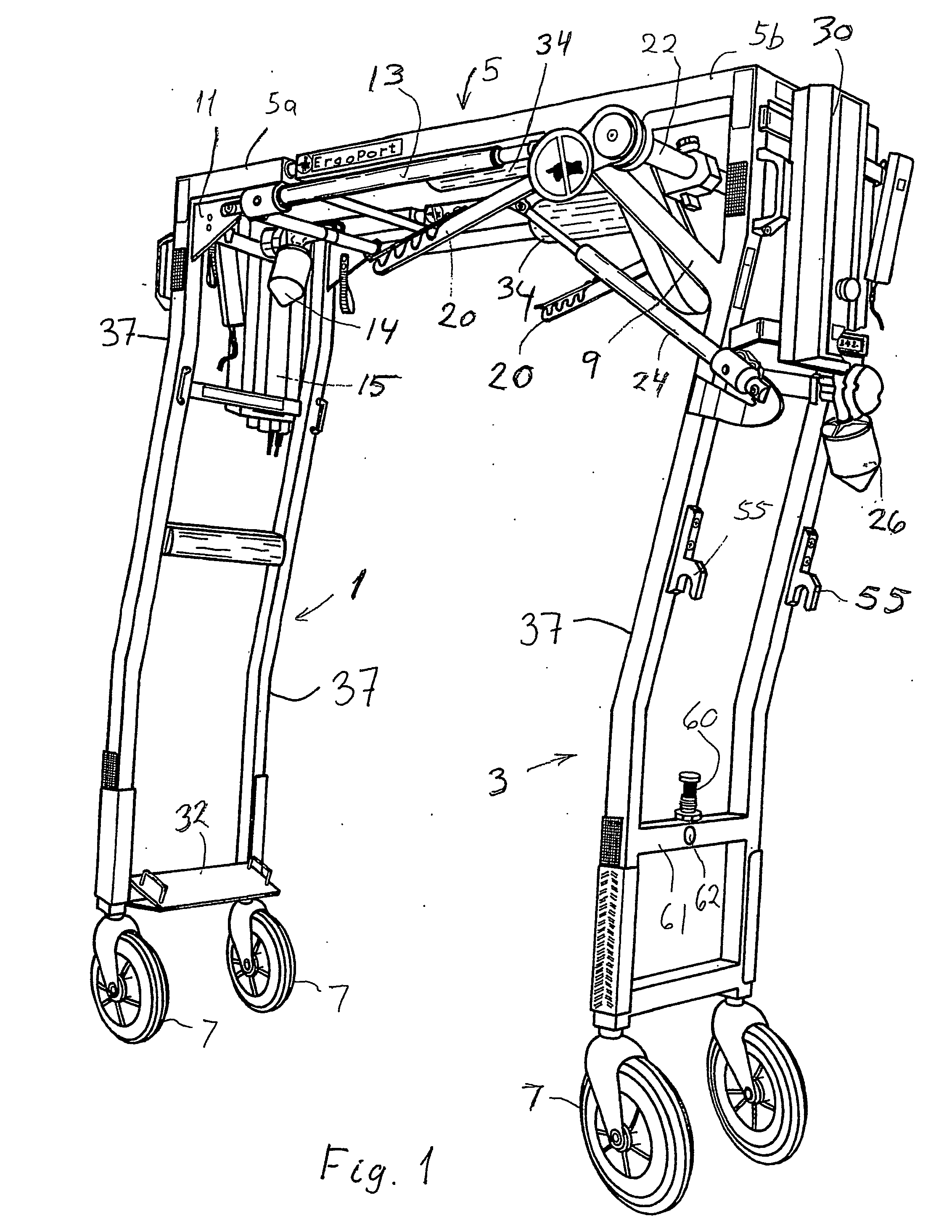 Hoisting and transporting apparatus for disabled persons