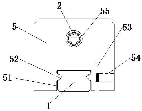 Straight line module convenient to mount