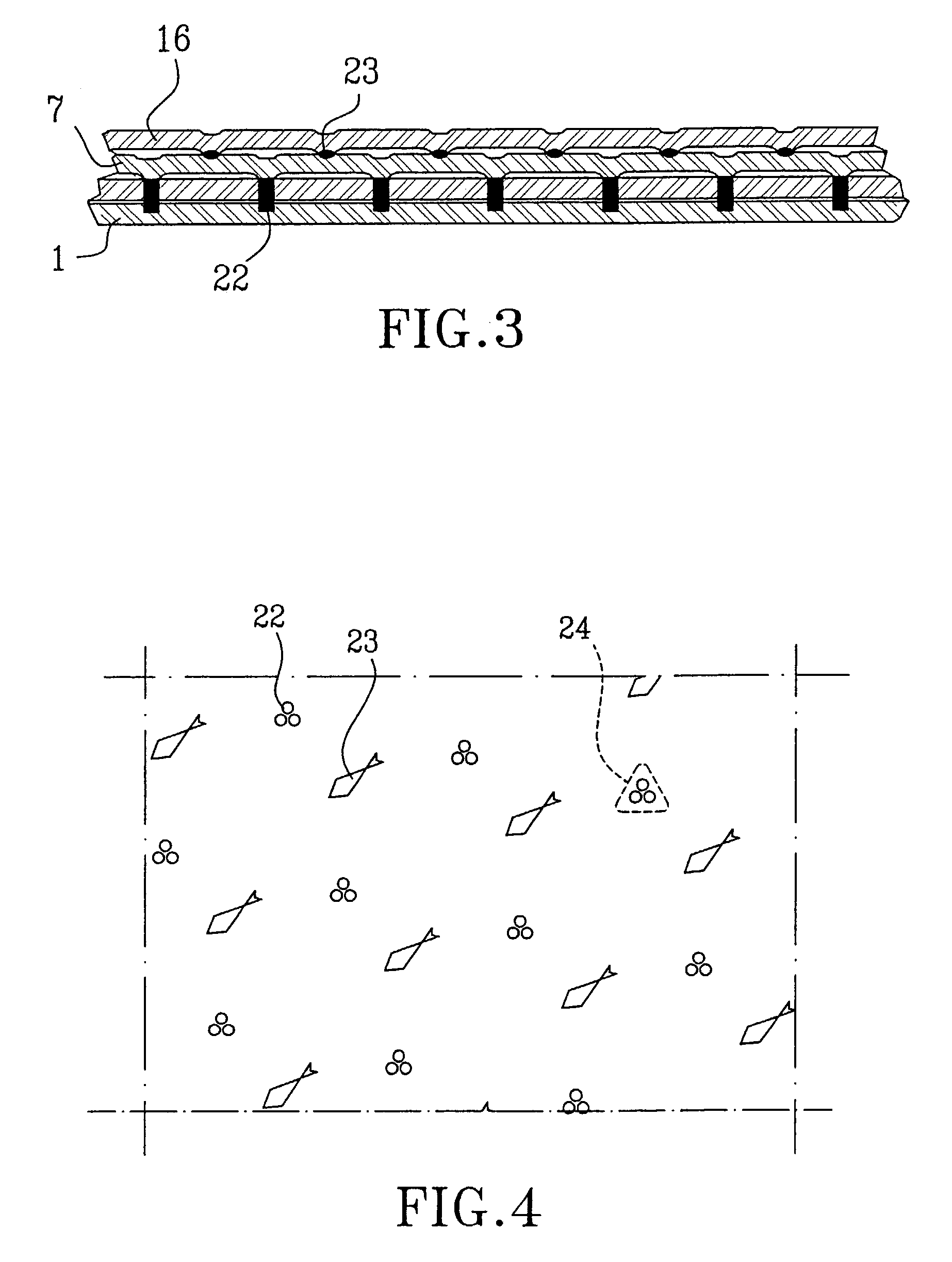 Method for producing a multi-ply web of flexible material, such as paper and nonwoven, and multi-ply material produced by the method