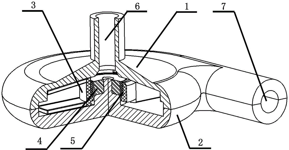 Hydraulic suspension type blood pump