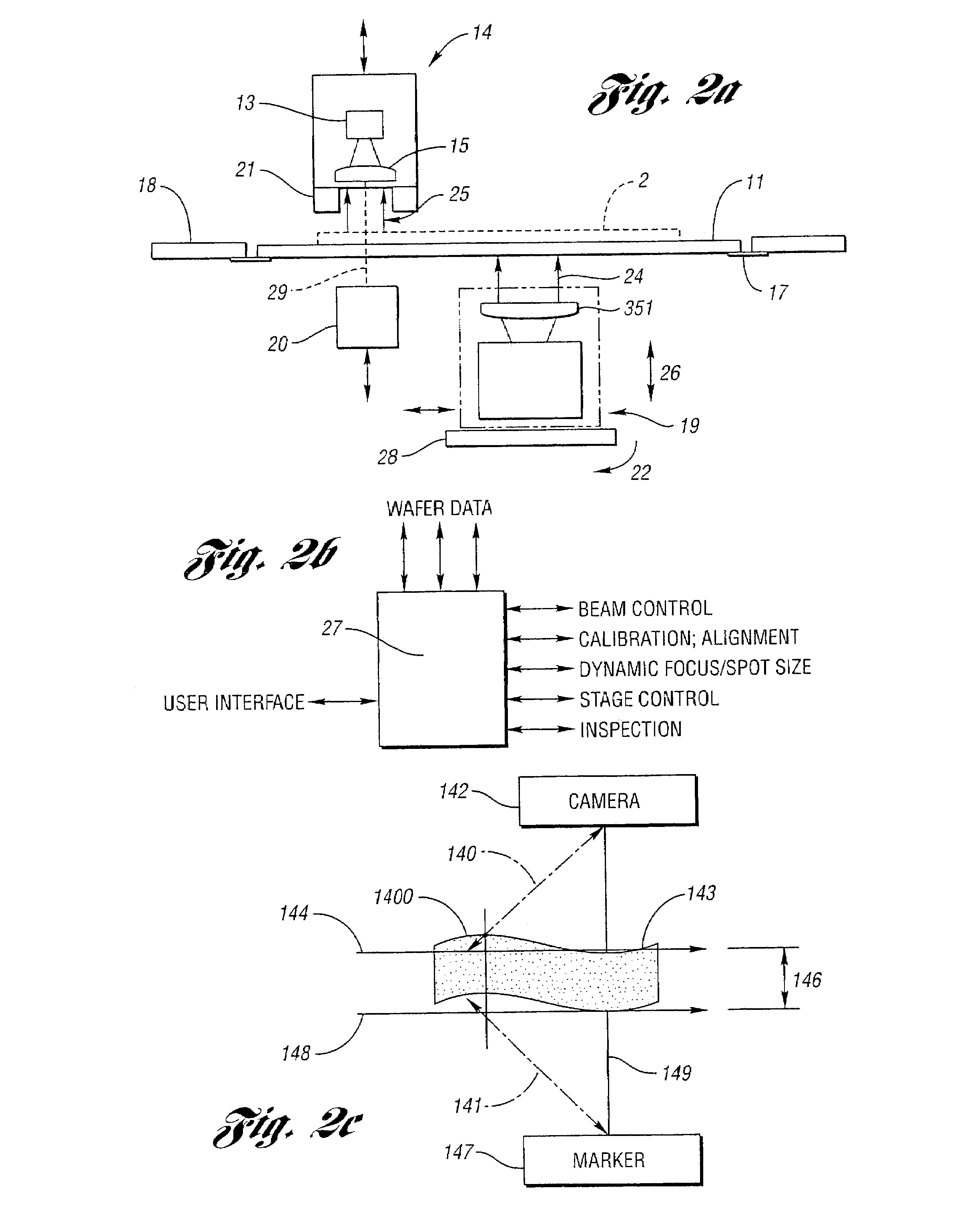 Method and system for calibrating a laser processing system and laser marking system utilizing same