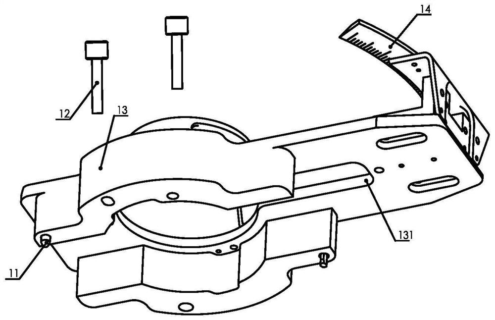 A kind of angle of attack sensor wind vane angle measurement device and method