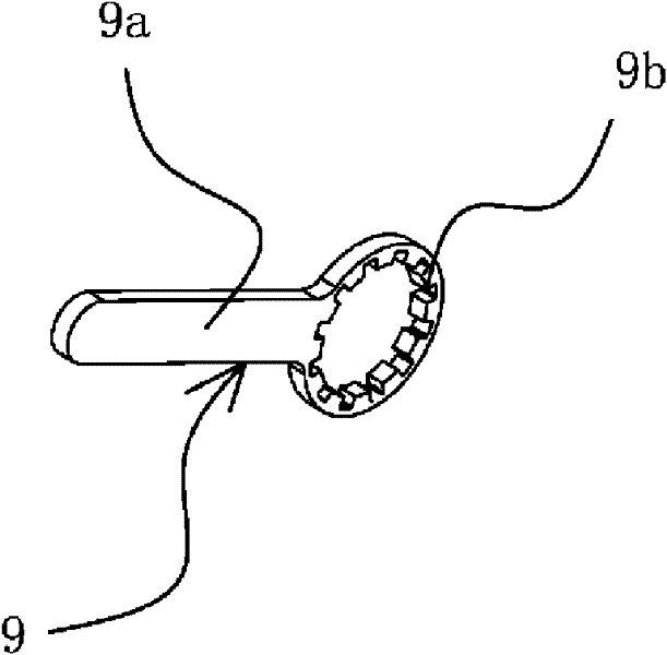 Adjusting device for differential mechanism of straight flat seaming machine