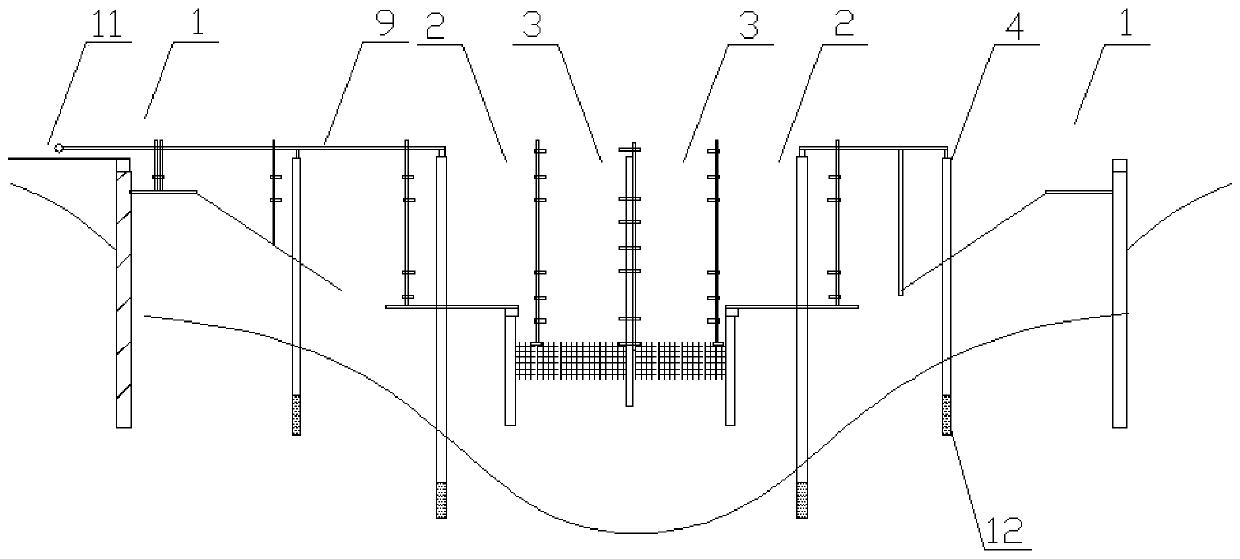 An open-type dewatering method in an ultra-deep pit-in-pit