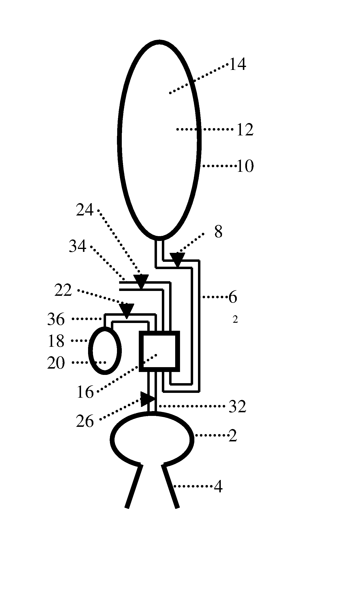 Device and method for pumping a fluid