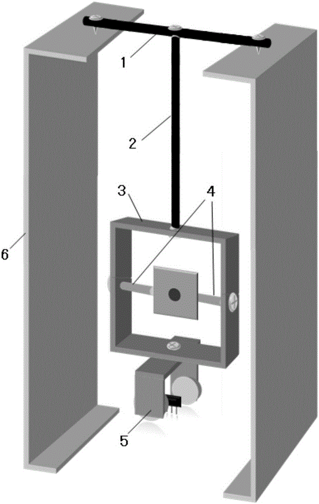 Compound pendulum apparatus for determining displacement in laser impulse coupling process