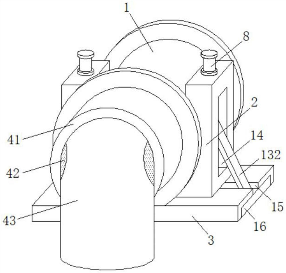 Novel numerical control fan shell structure