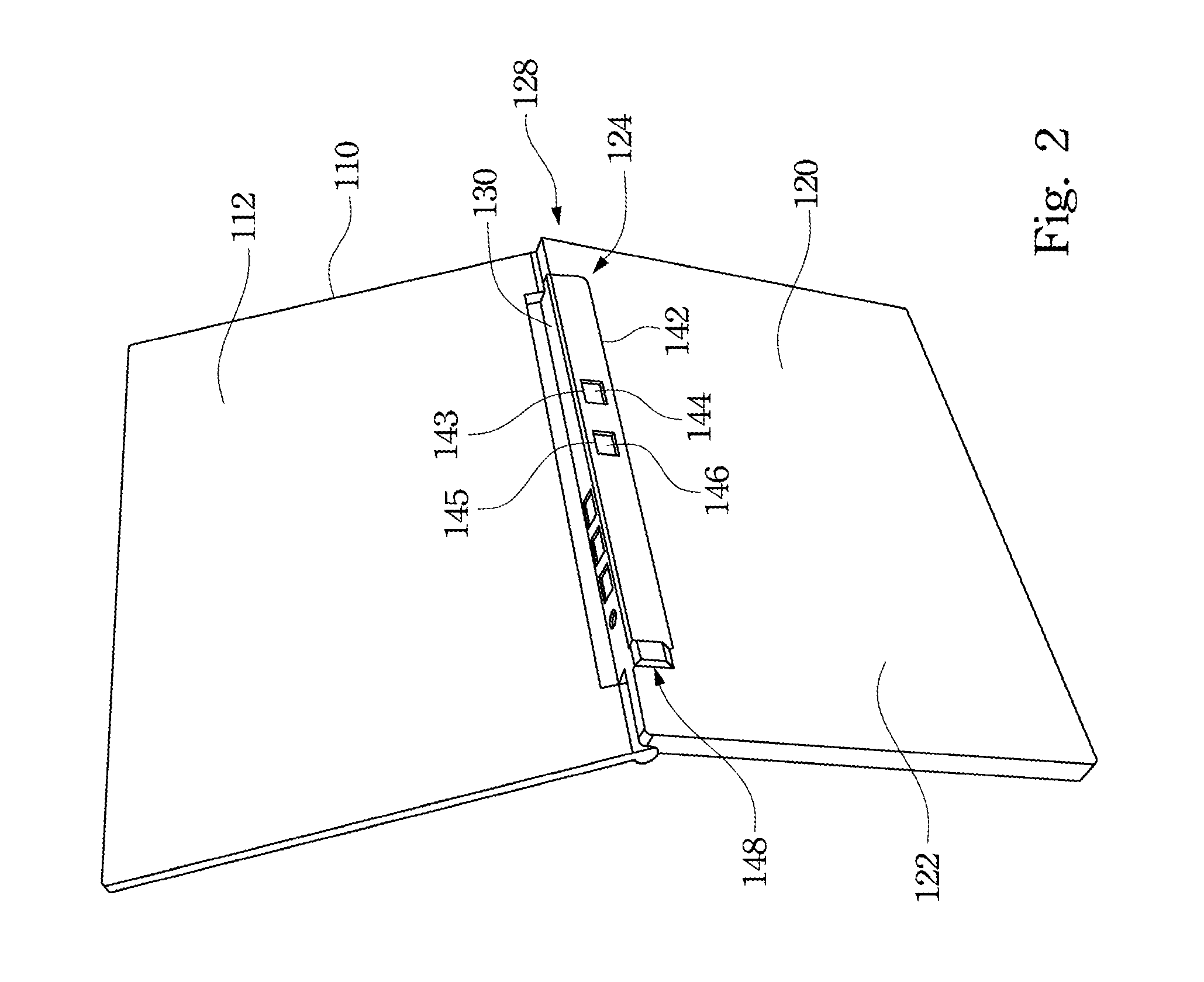 Electronic Device with Swinging Board