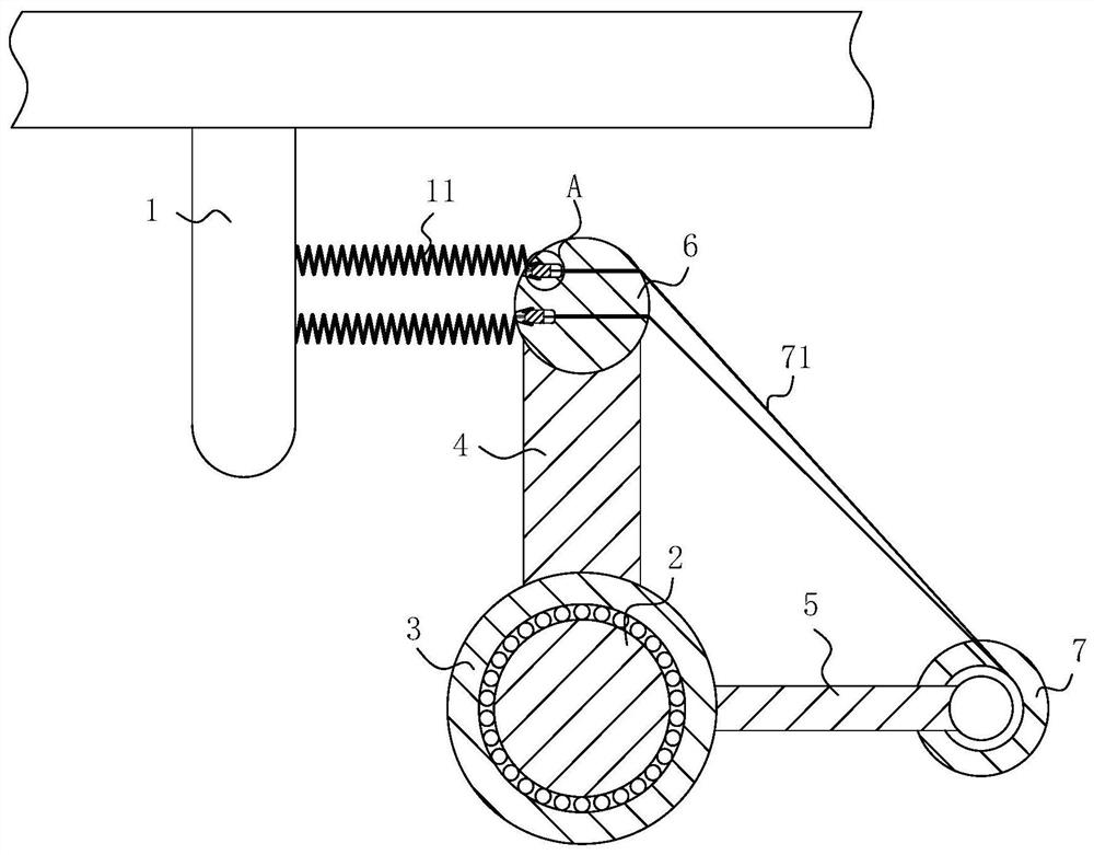 A semi-trailer axle