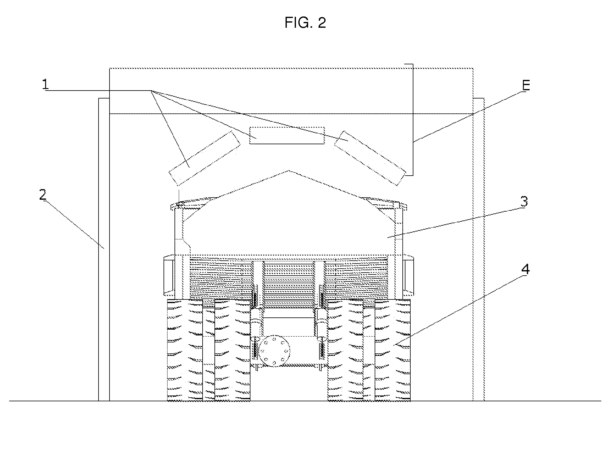 System and method of detection of uncrushable metallic pieces in mineral loads