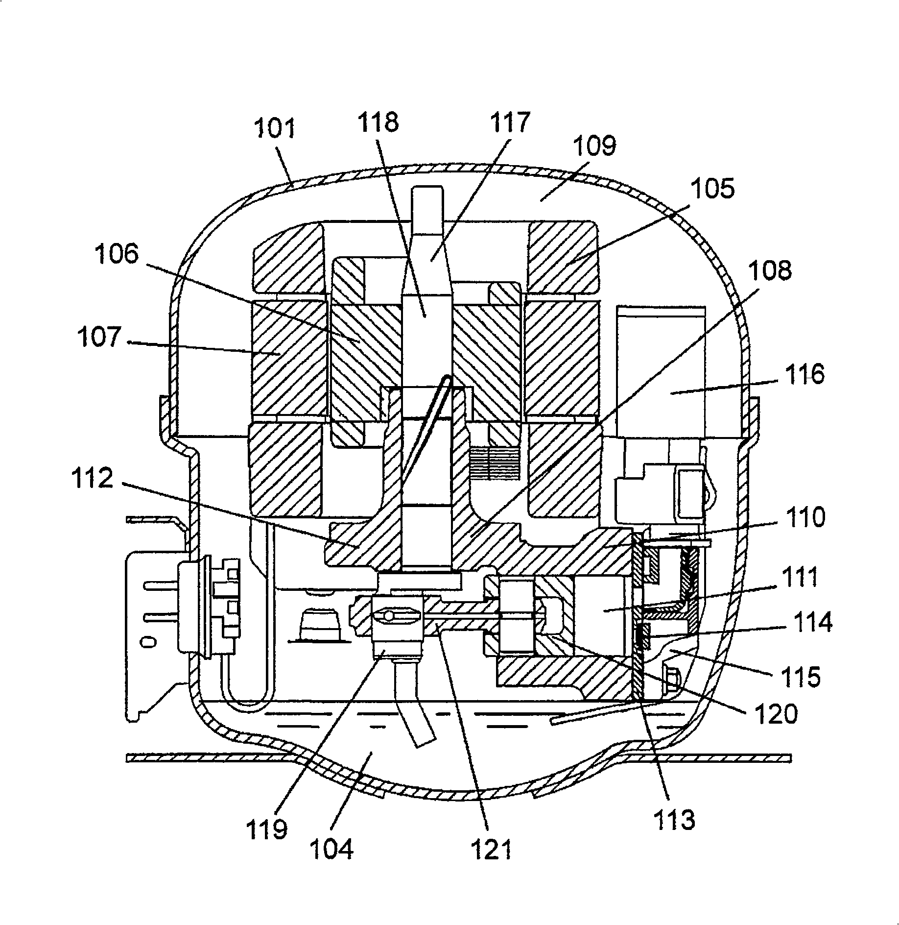 Hermetic compressor