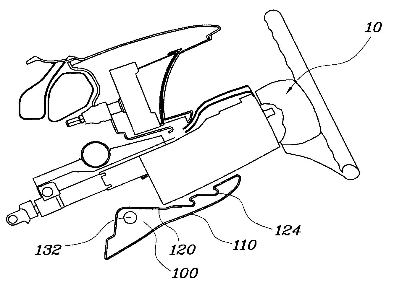 Knee Protection Device for Vehicle