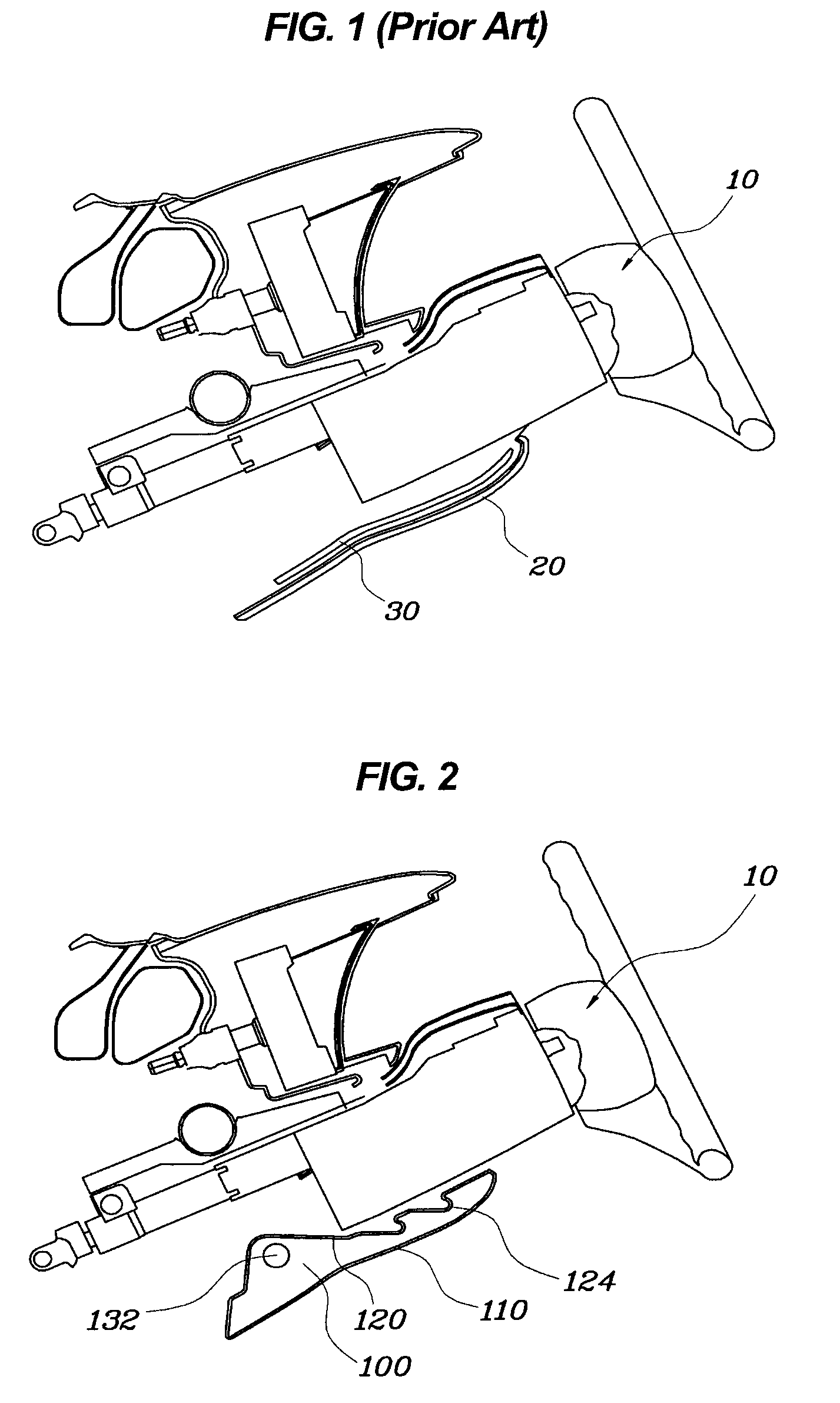 Knee Protection Device for Vehicle