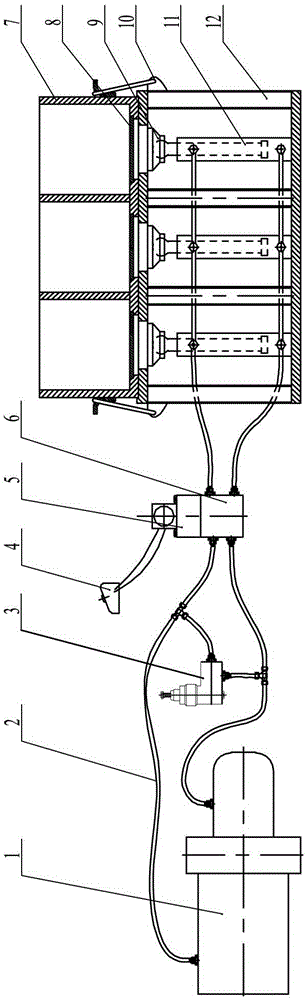 Automatic demoulding device and method for concrete test block