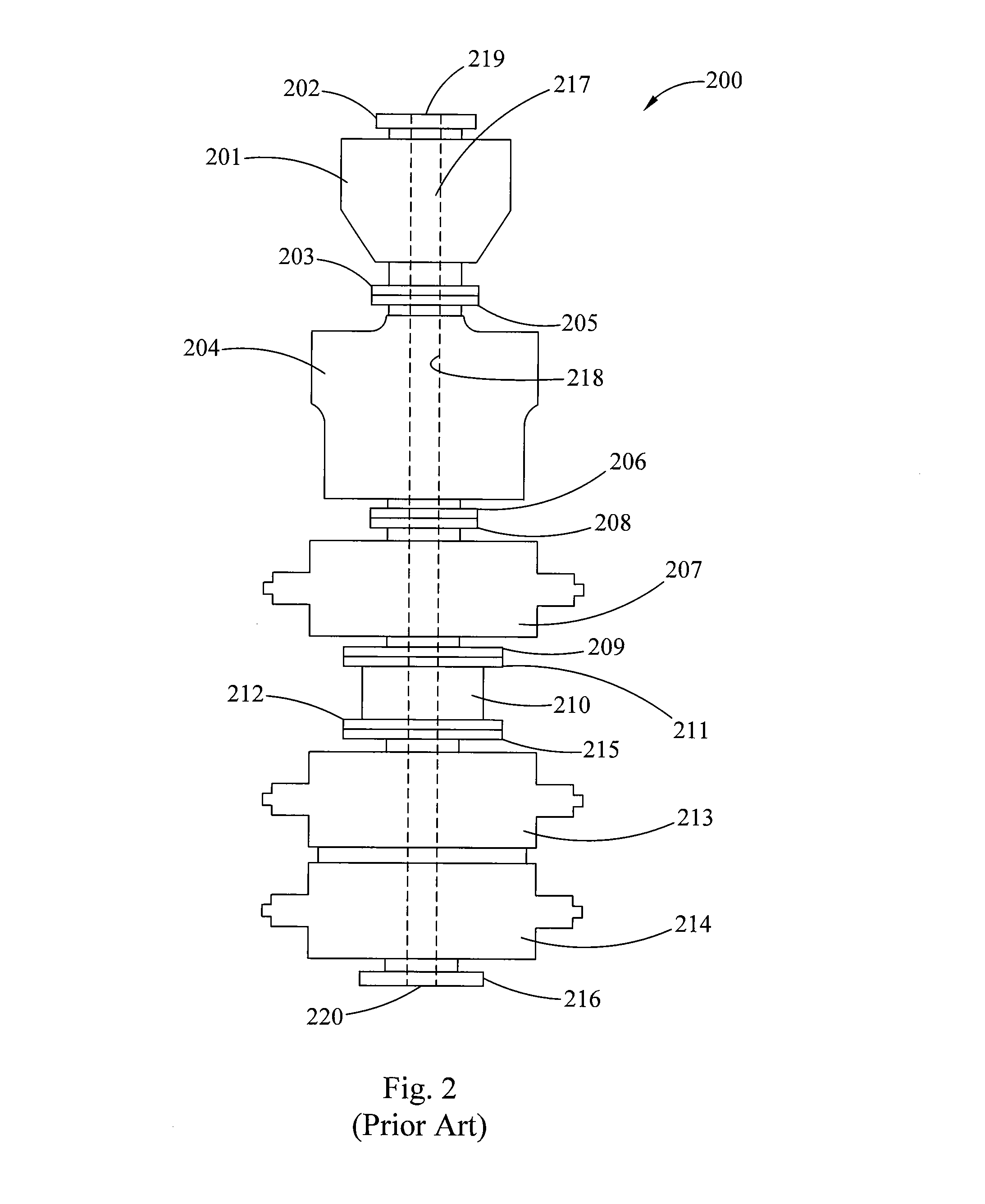Shear laser module and method of retrofitting and use