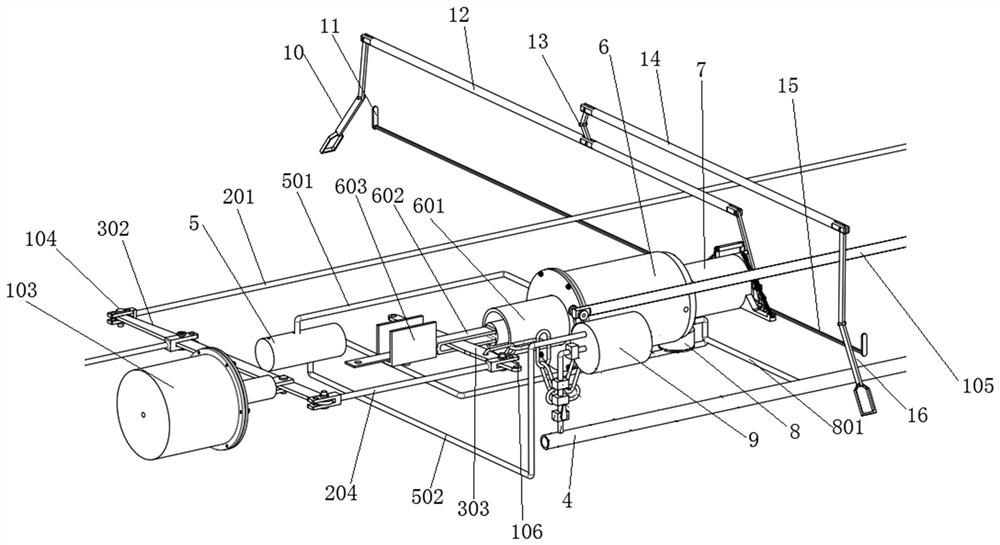 Railway vehicle parking brake device capable of automatically stopping and manually stopping